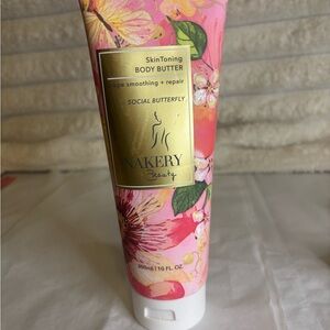 Nakery Beauty SkinToning Body Butter - Pink Floral